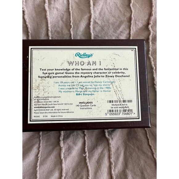 Ridley’s Who am I Quiz cards - Picture 5 of 5